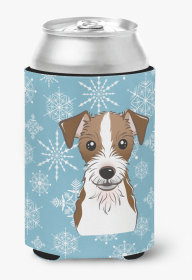 Jack Russell Terrier - Wirehair Snowflake Dog Design Can Hugger