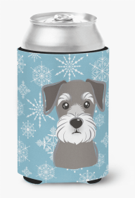 Schnauzer Snowflake Dog Design Can Hugger