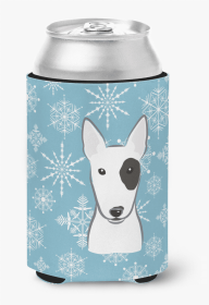 Bull Terrier Snowflake Dog Design Can Hugger