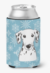 Dalmatian Snowflake Dog Design Can Hugger