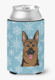 German Shepherd Snowflake Dog Design Can Hugger