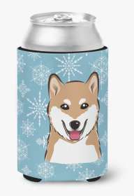 Shiba Inu Snowflake Dog Design Can Hugger