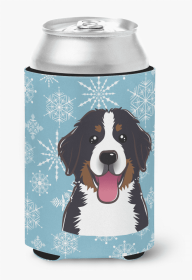 Bernese Mountain Dog Snowflake Dog Design Can Hugger