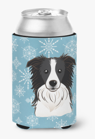 Border Collie Snowflake Dog Design Can Hugger