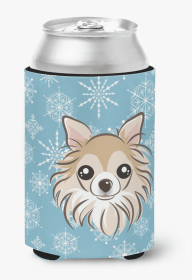 Chihuahua Snowflake Dog Design Can Hugger