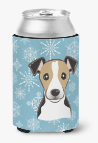 Jack Russell Terrier - Tricolor Snowflake Dog Design Can Hugger