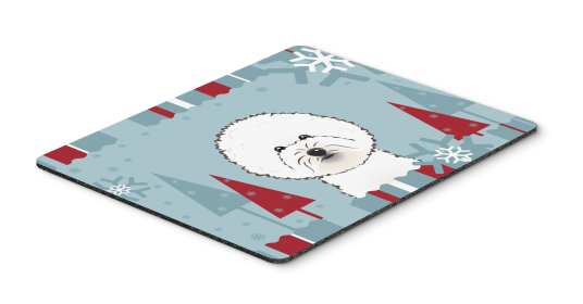 Bichon Frise Winter Holiday Hot Pad & Trivet