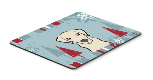 Labrador Retriever - Yellow - Winter Holiday Hot Pad & Trivet