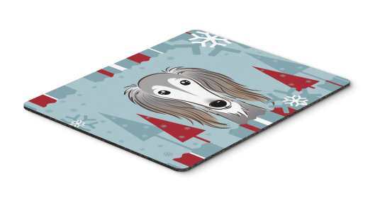 Saluki Winter Holiday Hot Pad & Trivet