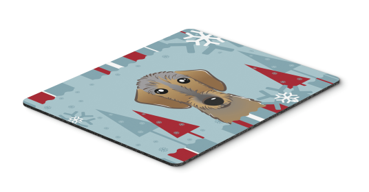 Dachshund - Wirehair - Winter Holiday Hot Pad & Trivet