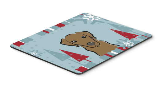 Labrador Retriever - Chocolate - Winter Holiday Hot Pad & Trivet