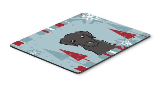 Labrador Retriever - Black - Winter Holiday Hot Pad & Trivet