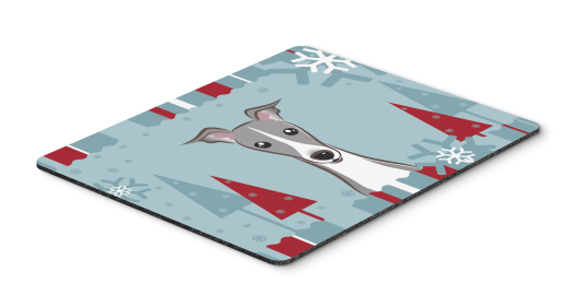 Italian Greyhound Winter Holiday Hot Pad & Trivet