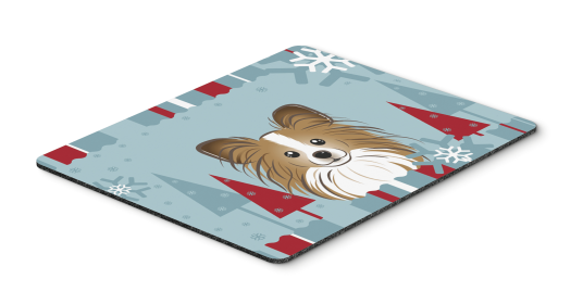 Papillon Winter Holiday Hot Pad & Trivet