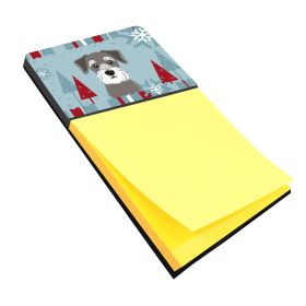 Schnauzer 1 Holiday Sticky Note Holder