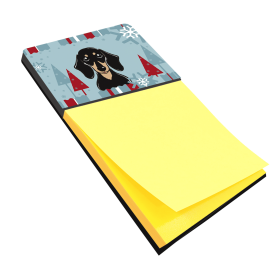 Dachshund - Black and Tan 1 Holiday Sticky Note Holder