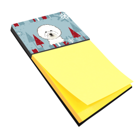 Bichon Frise 1 Holiday Sticky Note Holder