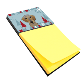 Dachshund - Wirehair 1 Holiday Sticky Note Holder