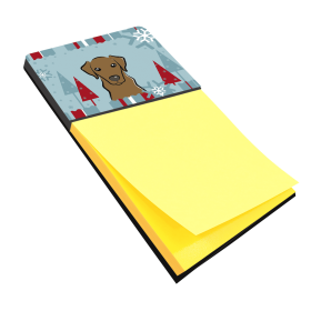 Labrador Retriever - Chocolate 1 Holiday Sticky Note Holder