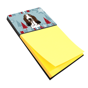 Basset Hound 1 Holiday Sticky Note Holder