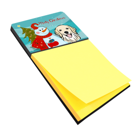 Golden Retriever 2 Holiday Sticky Note Holder