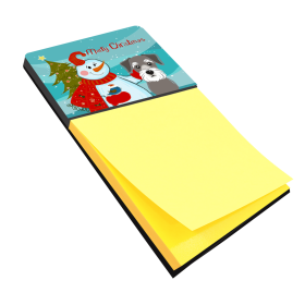 Schnauzer 2 Holiday Sticky Note Holder