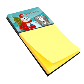 Saluki 2 Holiday Sticky Note Holder