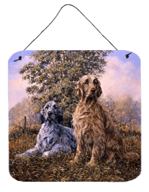 English Setters by Michael Herring Wall or Door Hanging Prints