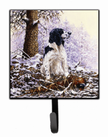 Springer Spaniel by Michael Herring Dog Leash or Key Holder