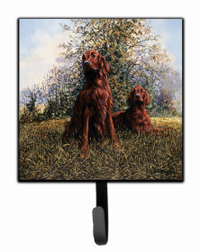 Irish Setters - Red by Michael Herring Dog Leash or Key Holder