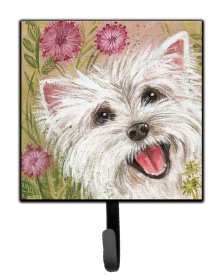 Westie by Judith Yates Leash or Key Holder