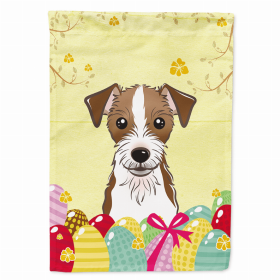 Jack Russell Terrier - Wirehair Easter Egg Breed Flag Canvas