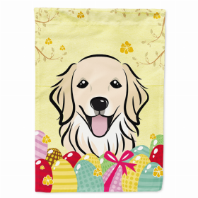 Golden Retriever Easter Egg Breed Flag Canvas