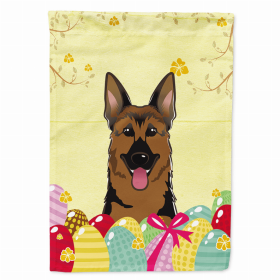 German Shepherd Easter Egg Breed Flag Canvas