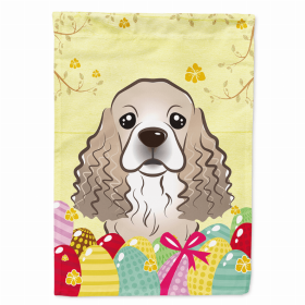 Cocker Spaniel Easter Egg Breed Flag Canvas