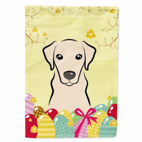 Labrador Retriever - Yellow Easter Egg Breed Flag Canvas