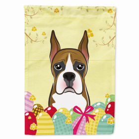 Boxer Easter Egg Breed Flag Canvas