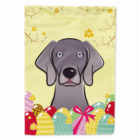 Weimaraner Easter Egg Breed Flag Canvas