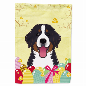 Bernese Mountain Dog Easter Egg Breed Flag Canvas