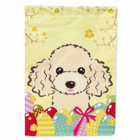 Poodle - Buff Easter Egg Breed Flag Canvas