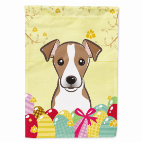 Jack Russell Terrier Easter Egg Breed Flag Canvas