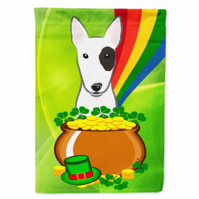 Bull Terrier St. Patrick's Day Breed Flag Canvas