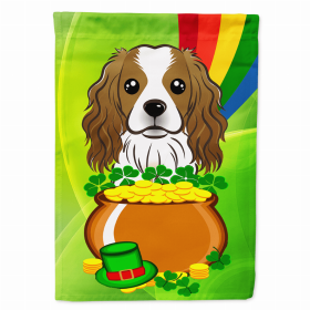 Cavalier King Charles Spaniel St. Patrick's Day Breed Flag Canvas