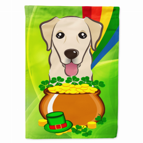 Golden Retriever - Shorthair St. Patrick's Day Breed Flag Canvas