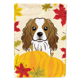 Cavalier King Charles Spaniel Thanksgiving  Day House Flag