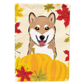 Shiba Inu Thanksgiving  Day House Flag