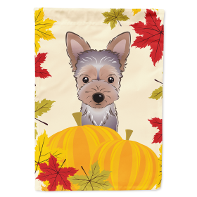 Yorkie/Yorkshire Terrier - Puppy - Thanksgiving  Day House Flag