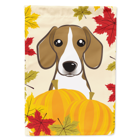 Beagle Thanksgiving  Day House Flag