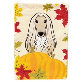 Afghan Hound 1 Thanksgiving  Day House Flag