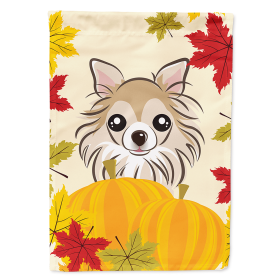 Chihuahua Thanksgiving  Day House Flag